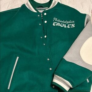Mitchell & Ness Green Eagles Jacket